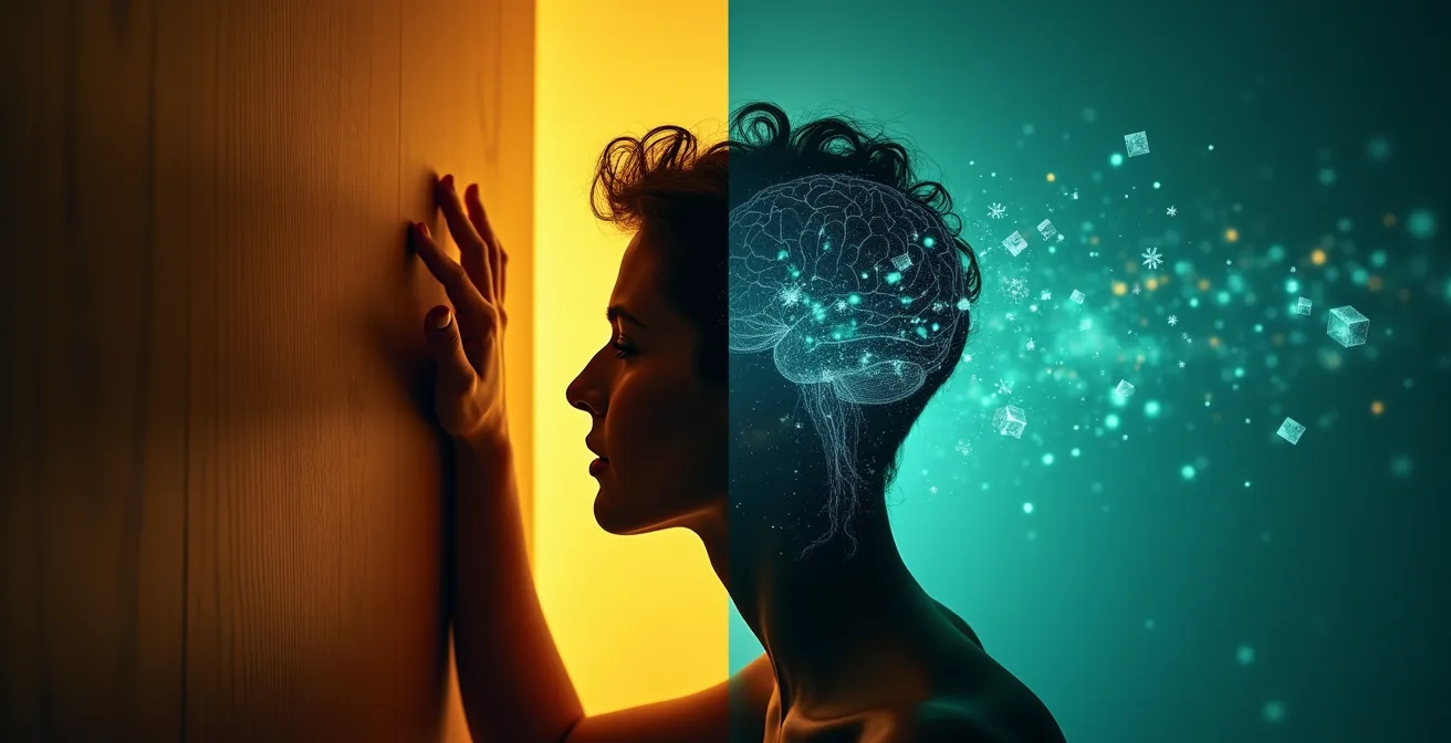 Représentation métaphorique de la dissonance perceptive en réalité virtuelle